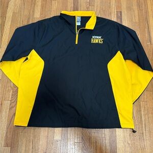 Iowa Hawks Knights Apparel Black and Yellow Jacket